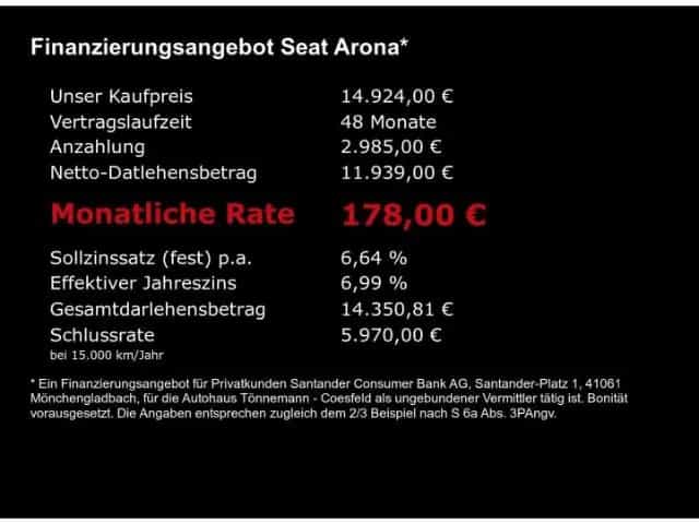 Seat Arona TSI FR+PARKPILOT+SPORTSITZE+LED TAGFAHRLIC 10/2019-photo-4