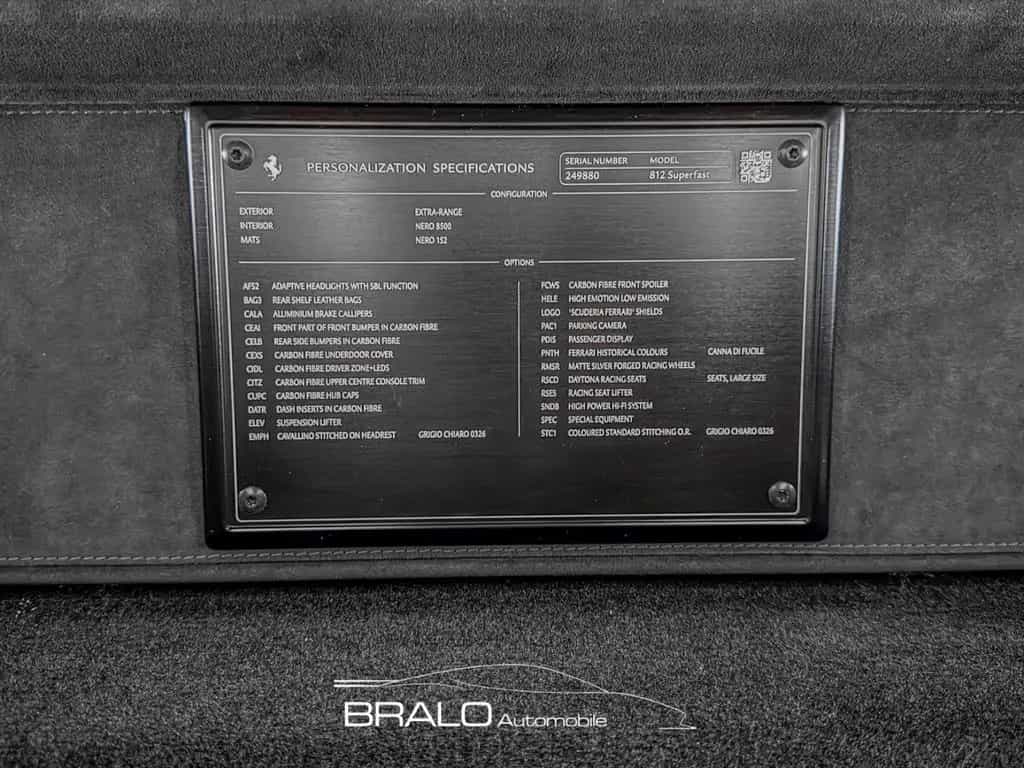 Ferrari 812 Superfast*CARBON*JBL*KAMERA*LIFT 09/2019-photo-44