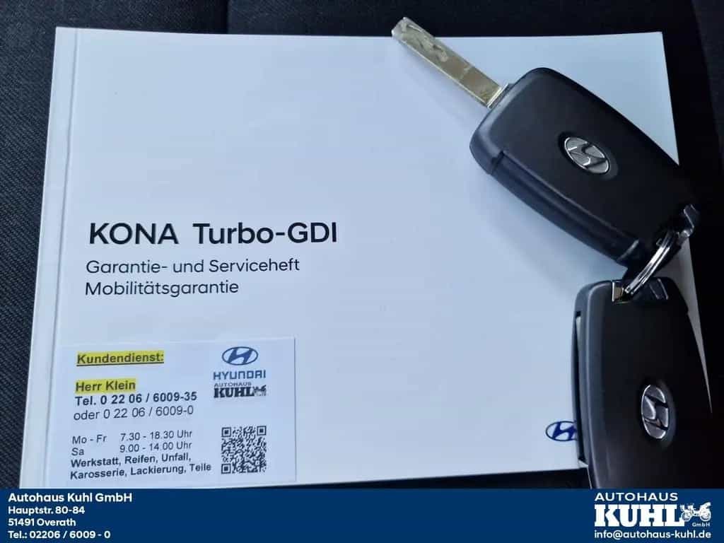 Hyundai KONA 1.6 Trend DCT AHK Navi+Voll-LED P.,Allwette 02/2020-photo-29