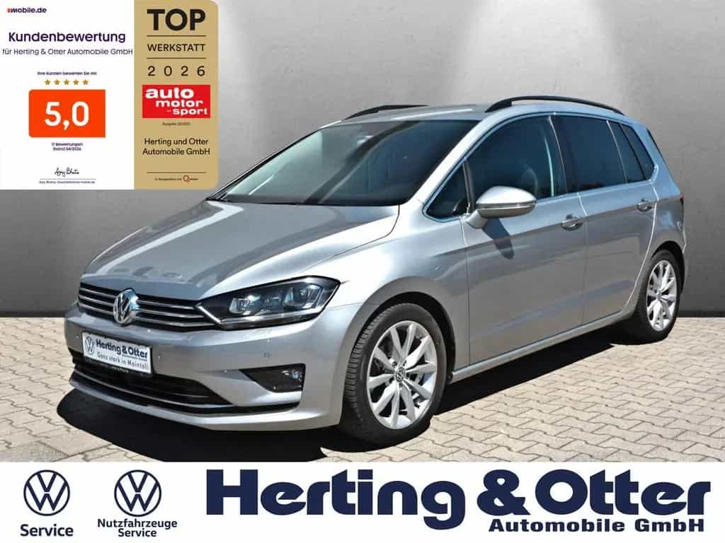 Volkswagen Golf Sportsvan Highline Sport AHK PDC Temp Radio 08/2017-photo-0