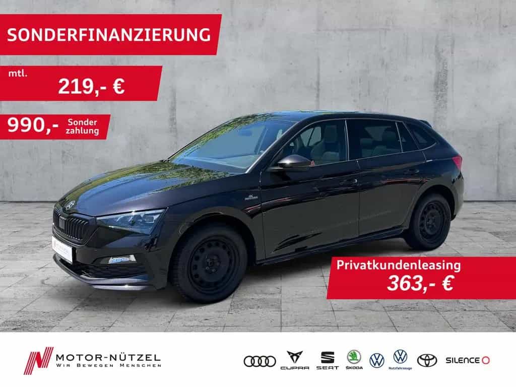 Skoda Scala 1.5TSI MONTE CARLO LED+SHZ+2xPDC+DAB+PANO 02/2021-photo-0