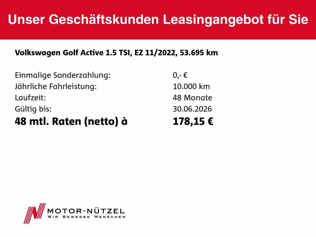 Volkswagen Golf VIII 1.5 TSI ACTIVE 5JG+LEDplus+NAVI+AHK 11/2022-photo-21
