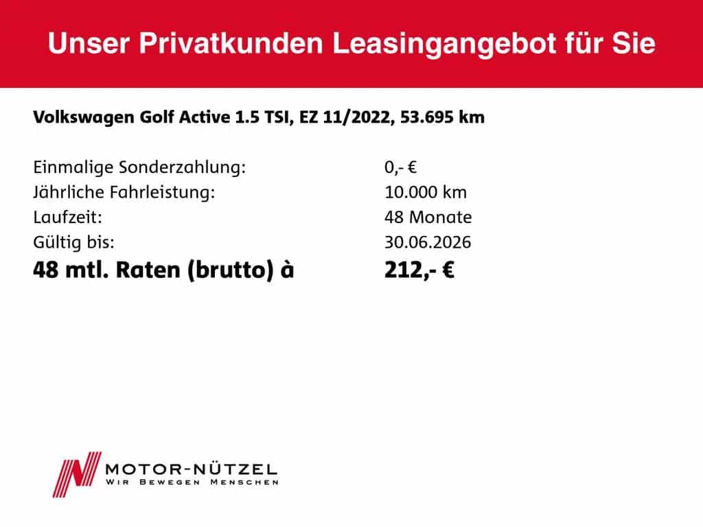 Volkswagen Golf VIII 1.5 TSI ACTIVE 5JG+LEDplus+NAVI+AHK 11/2022-photo-22