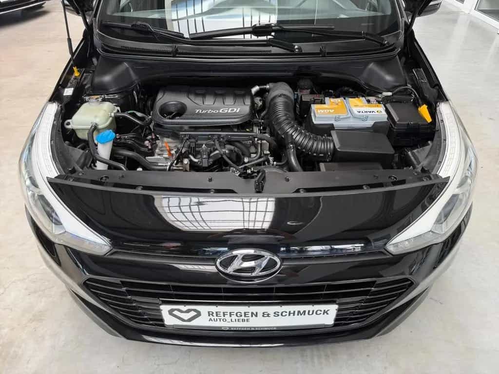 Hyundai i20 PASSION BLUE KLIMA+NAVI+KAMERA+ALLWETTER+ALU 03/2017-photo-14