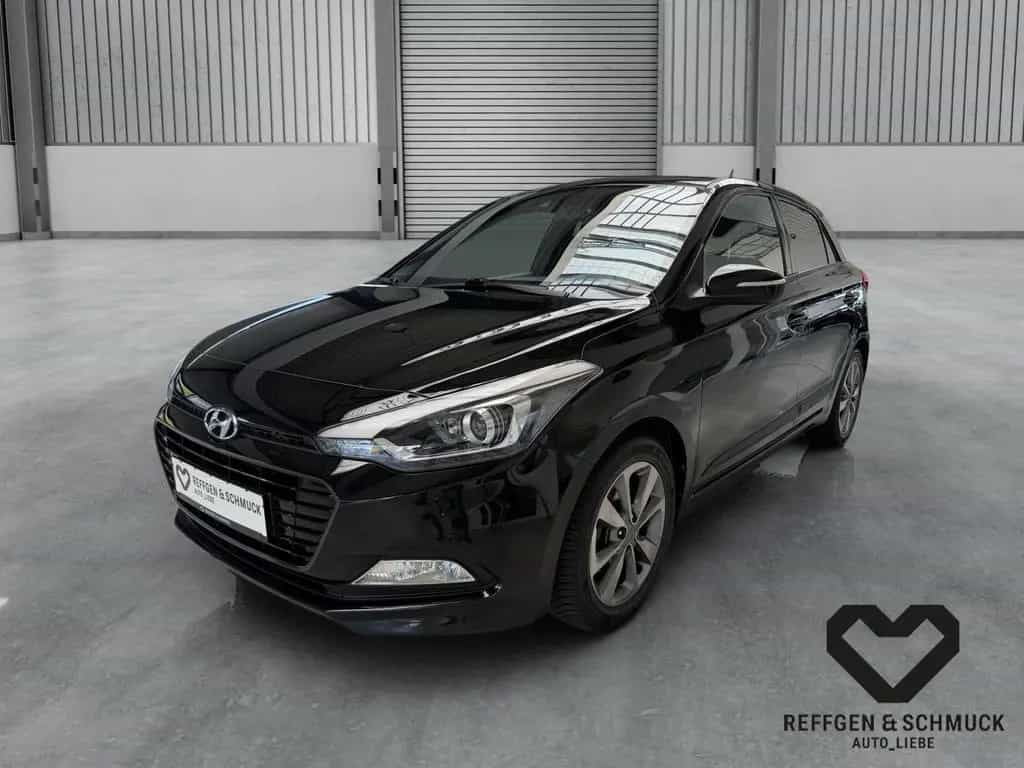 Hyundai i20 PASSION BLUE KLIMA+NAVI+KAMERA+ALLWETTER+ALU 03/2017-photo-7
