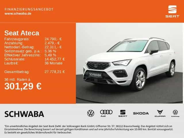 Seat Ateca FR 1.5 TSI DSG 08/2022-photo-1