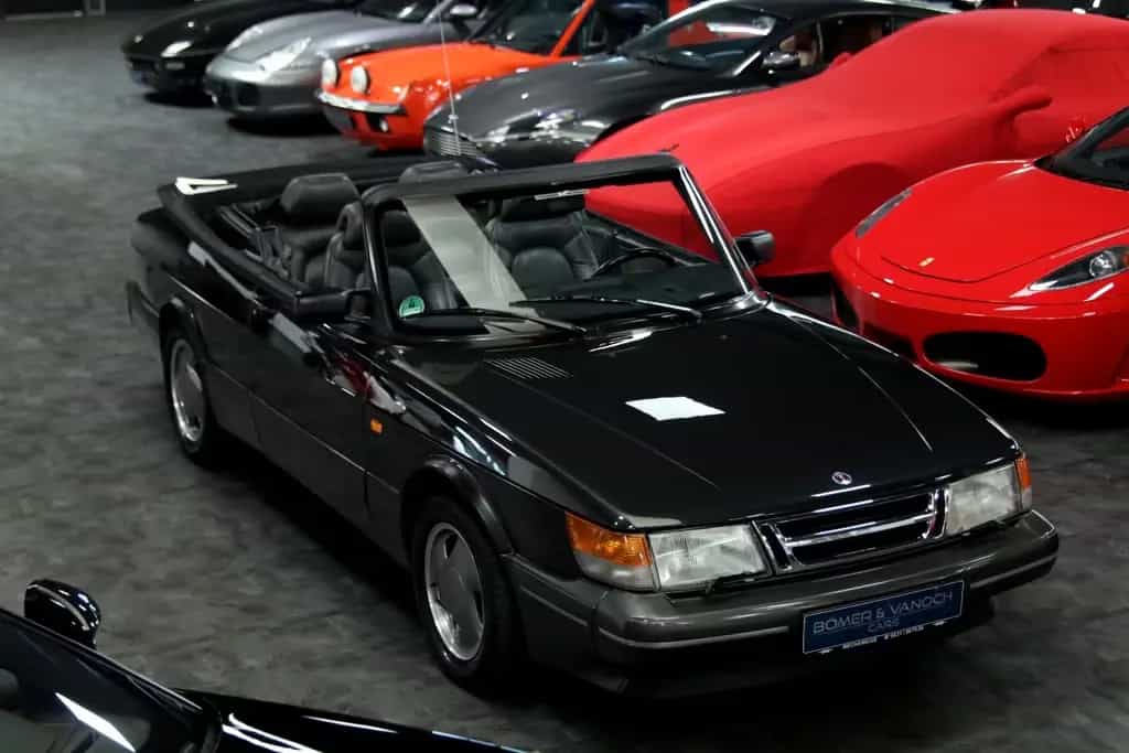 Saab 900 S 16 V T Cabrio Leder BRD  Sammler 07/1993-photo-1