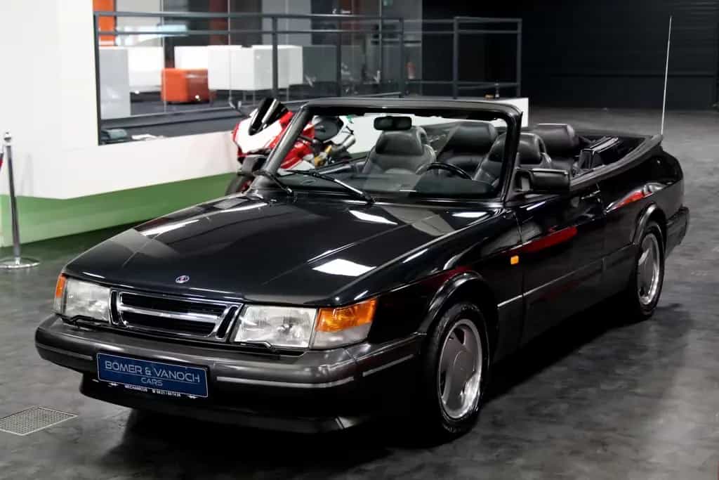 Saab 900 S 16 V T Cabrio Leder BRD  Sammler 07/1993-photo-3