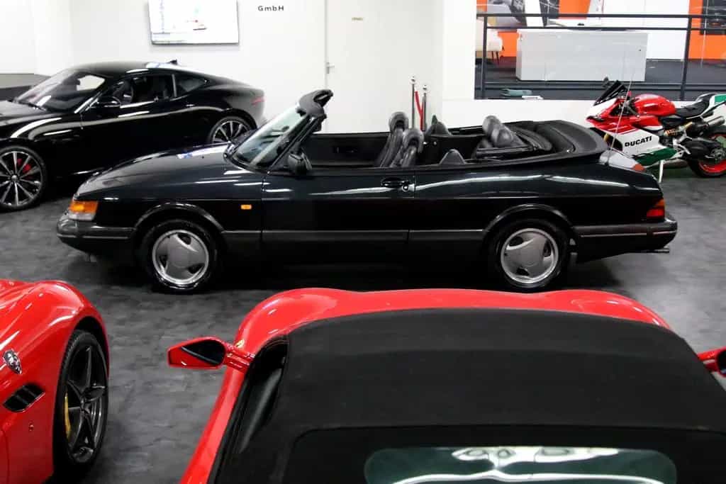 Saab 900 S 16 V T Cabrio Leder BRD  Sammler 07/1993-photo-37