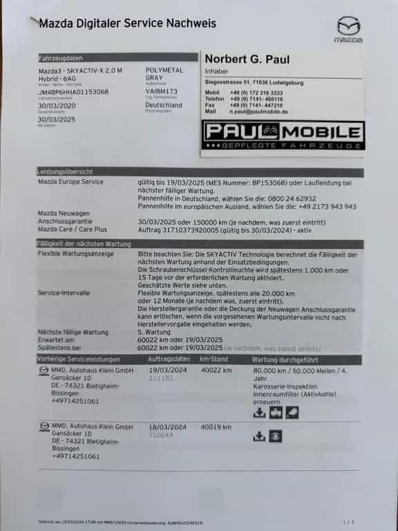 Mazda 3 Autom. Selection Sport Navi ACC LED R-Cam PDC 03/2020-photo-24