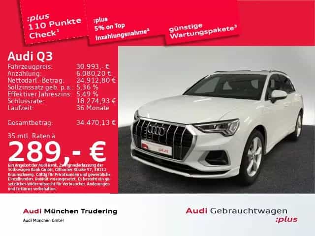 Audi Q3 45 TFSI qu. S tronic advanced Pano/StdHzg/AC 05/2021-photo-0