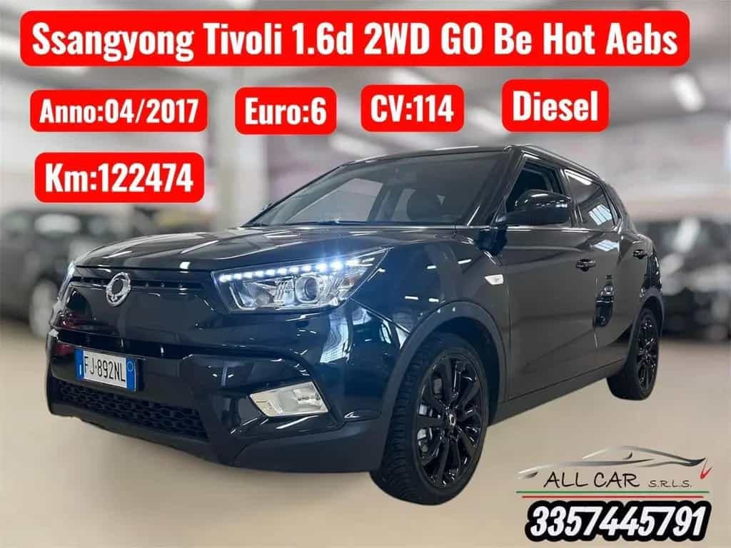 Ssangyong Tivoli 1.6d 2WD GO Be Hot Aebs 04/2017-photo-0