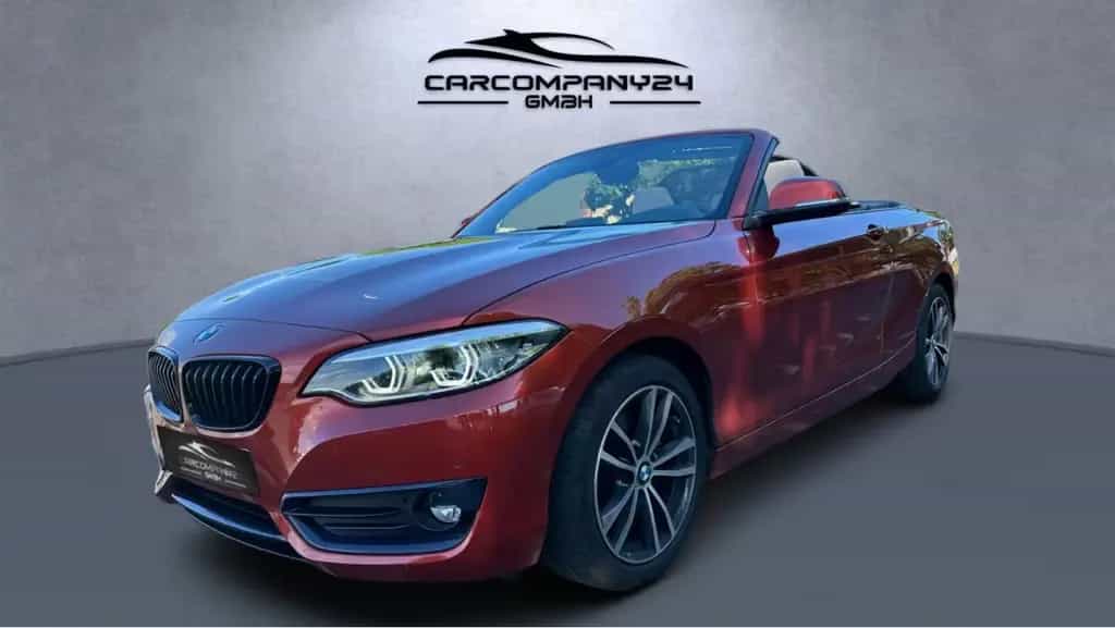 BMW 220 i Cabrio Sport Line Aut,Leder,Navi,LCI,LED,SH 06/2021-photo-0