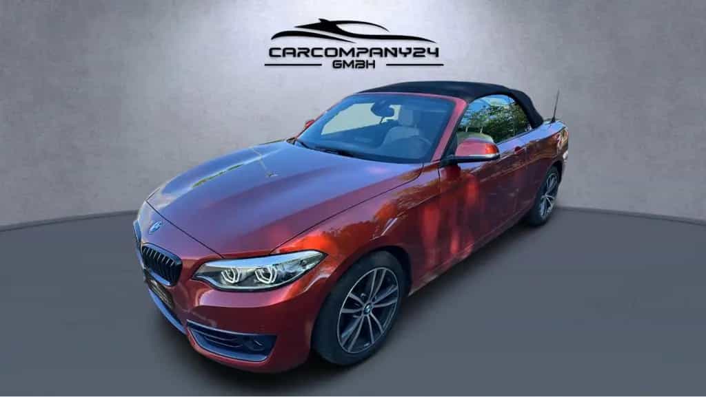 BMW 220 i Cabrio Sport Line Aut,Leder,Navi,LCI,LED,SH 06/2021-photo-16