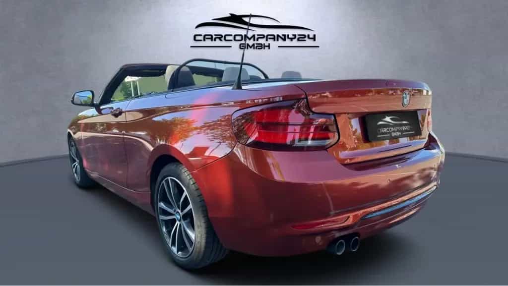 BMW 220 i Cabrio Sport Line Aut,Leder,Navi,LCI,LED,SH 06/2021-photo-2