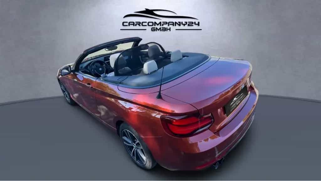 BMW 220 i Cabrio Sport Line Aut,Leder,Navi,LCI,LED,SH 06/2021-photo-3