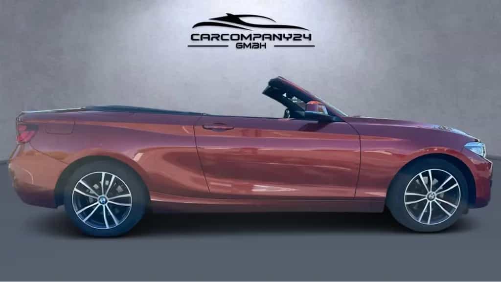 BMW 220 i Cabrio Sport Line Aut,Leder,Navi,LCI,LED,SH 06/2021-photo-7