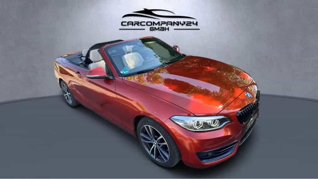 BMW 220 i Cabrio Sport Line Aut,Leder,Navi,LCI,LED,SH 06/2021-photo-9