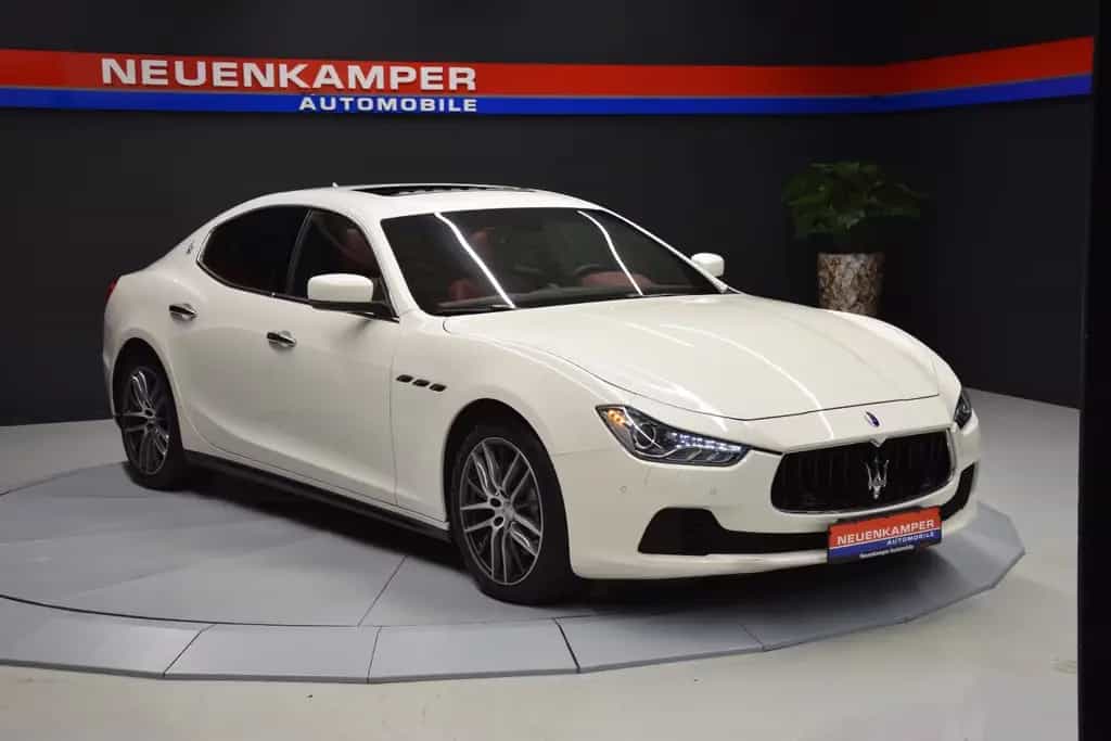 Maserati Ghibli Diesel Schiebedach Memory B&W Sitzbelüft. 07/2014-photo-0