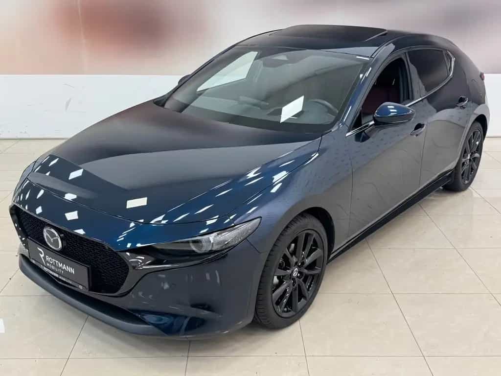 Mazda 3 X186ps EXCLUSIVE Leder-Rot/360°K/BOSE/ACC/GSD 07/2023-photo-2