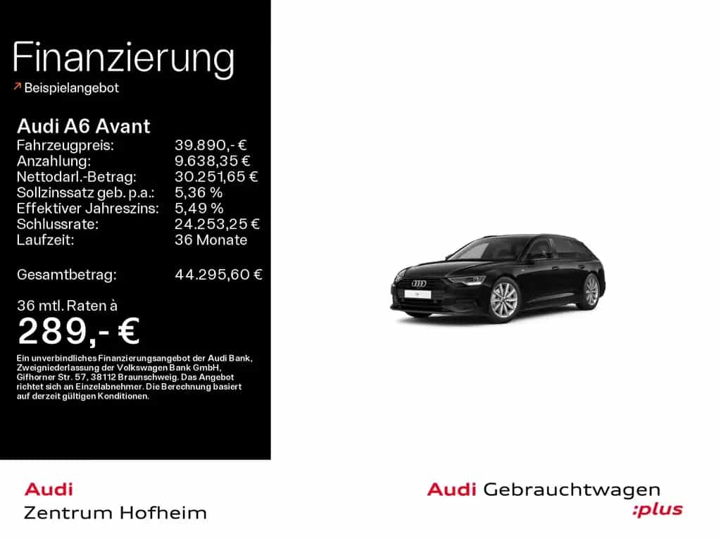 Audi A6 Avant 45 TFSI qu 2x S line S tro*B&O*Standh*L 04/2023-photo-0