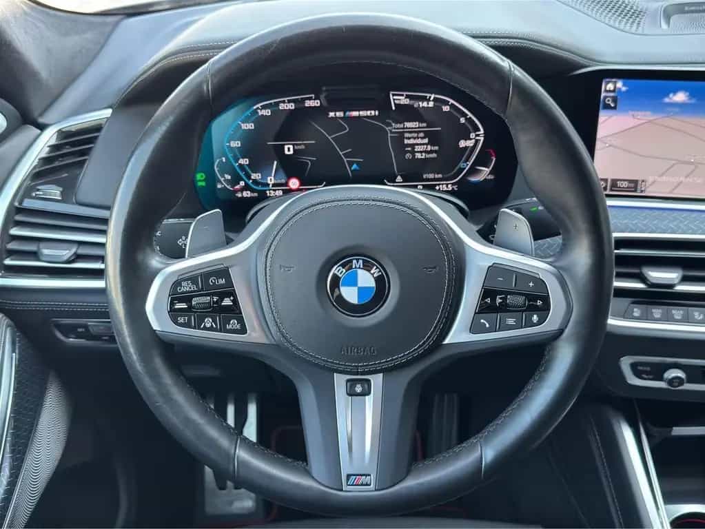BMW X6 M50i Black Vermilion FrozenBlack Laser B&W 06/2022-photo-13