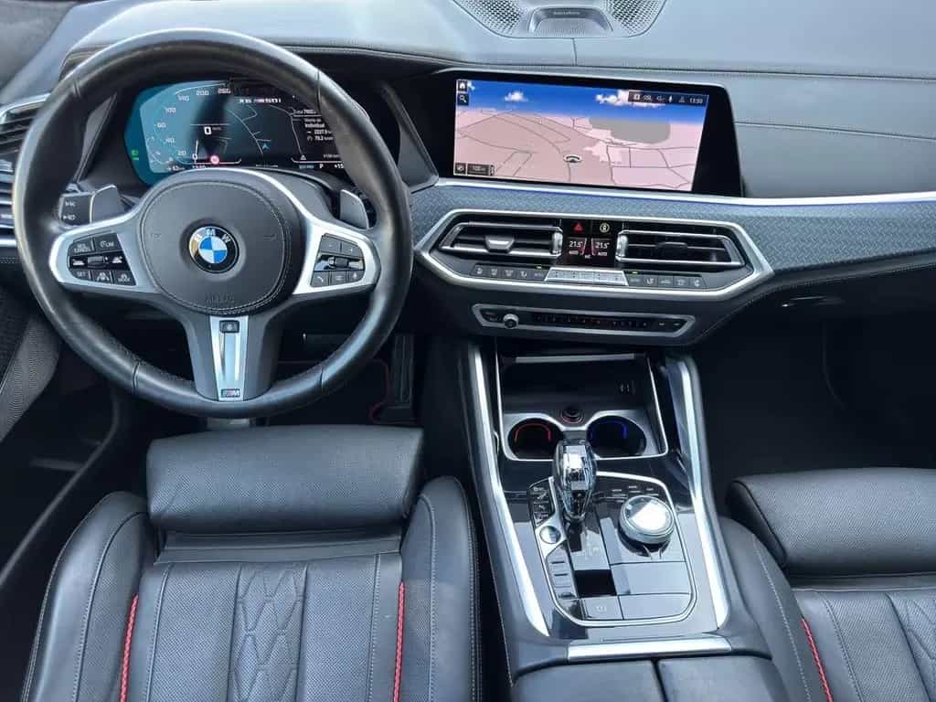 BMW X6 M50i Black Vermilion FrozenBlack Laser B&W 06/2022-photo-15