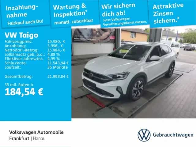 Volkswagen Taigo 1.5 TSI Style  Navi IQ.LIGHT - LED-Matrix- 04/2022-photo-0