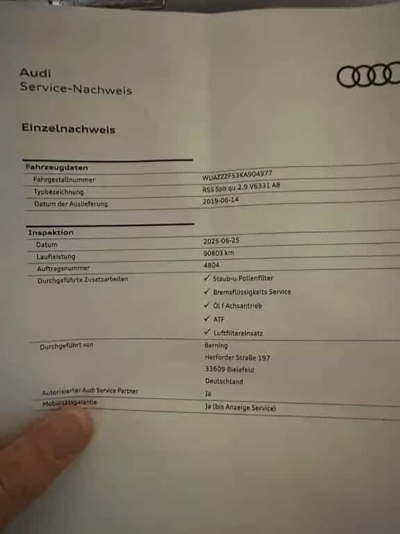 Audi RS5 2.9 Sportback mit RS-Dynamikpaket, HUD usw 05/2019-photo-10