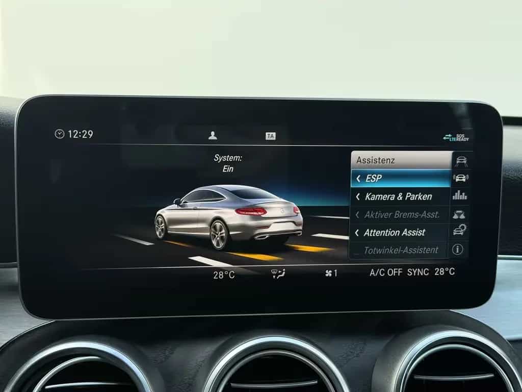 Mercedes-Benz C 200 d Coupe AMG Line | DigitalTacho | LED 08/2018-photo-21