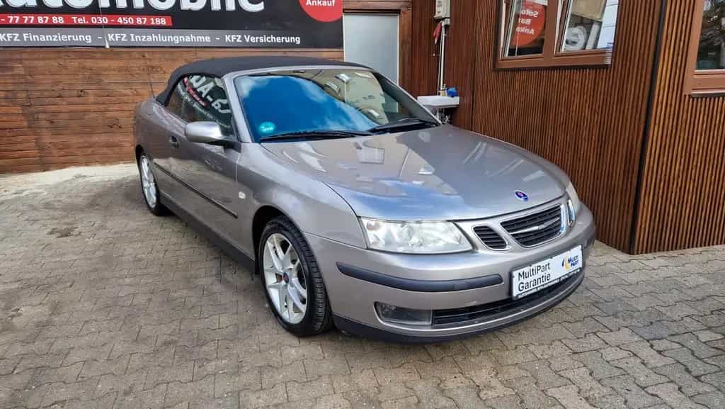 Saab 9-3 1.8t Vector Cabriolet, Volleder, PDC, SHZ 06/2005-photo-0