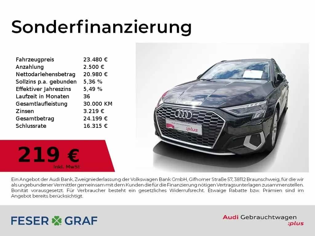 Audi A3 Sportback 35 TDI S tronic Adv. Navi,LED,SHZ 03/2024-photo-0