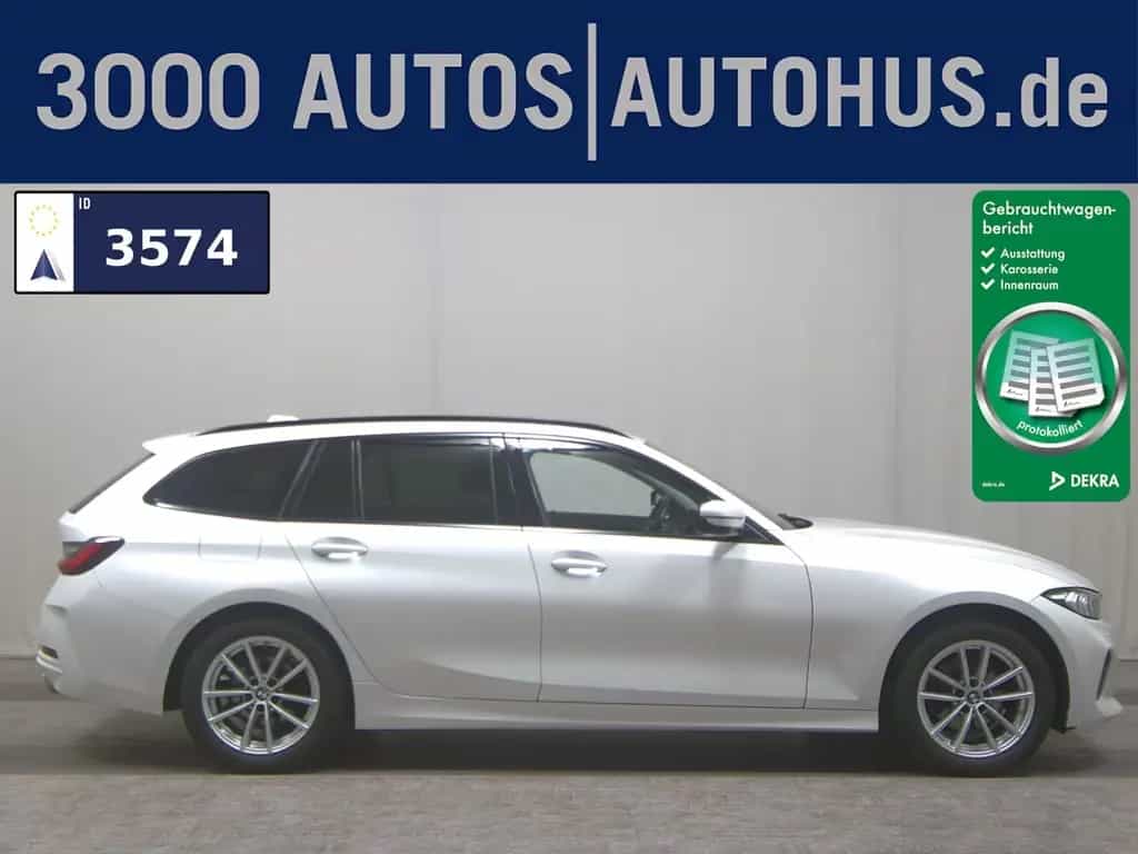 BMW 320 dA Touring T-Leder Navi LED PDC SHZ 04/2023-photo-0