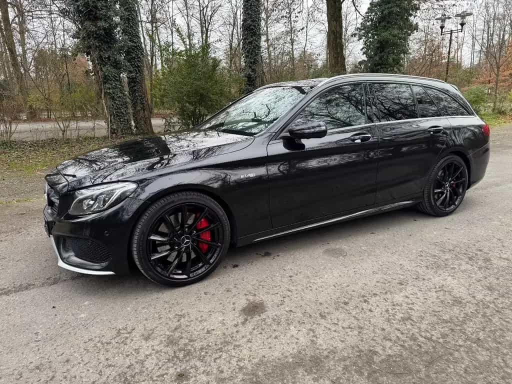 Mercedes-Benz C 43 AMG Super Optik rote Gurte Pano 08/2016-photo-1