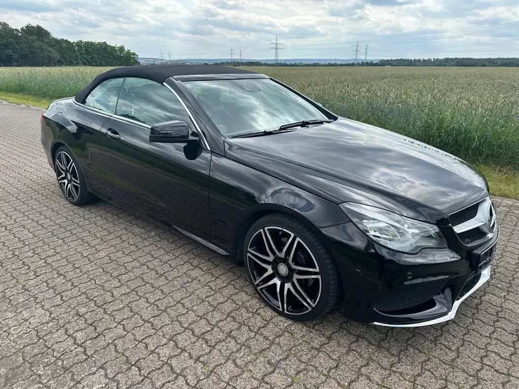 Mercedes-Benz E 250 Cabrio AMG-Line rote Gurte orig.61tkm 04/2016-photo-5