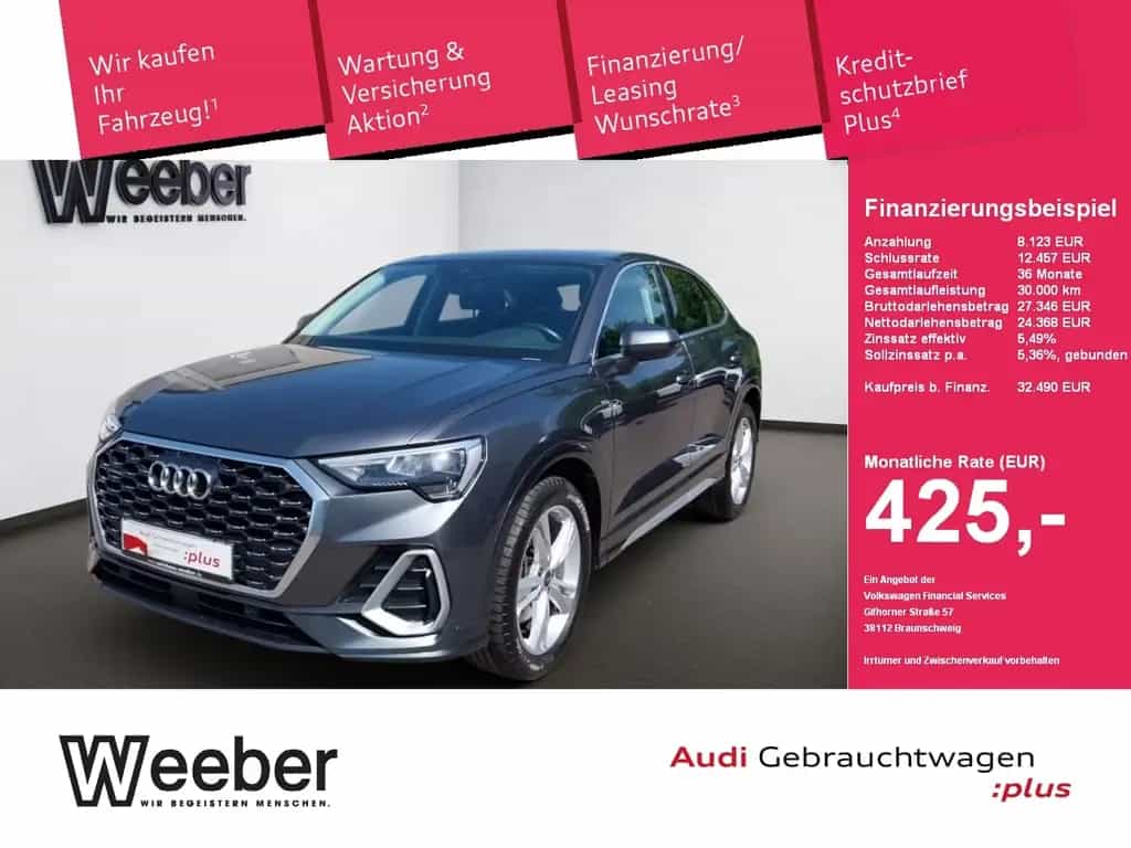 Audi Q3 Sportback quattro S line *LED*KAMERA*NAVI*SHZ 01/2022-photo-0