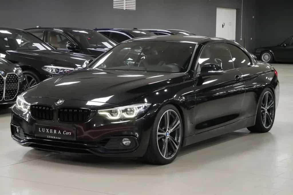 BMW 420 i Cabrio Sport Line LED HK HuD AHK 04/2018-photo-1