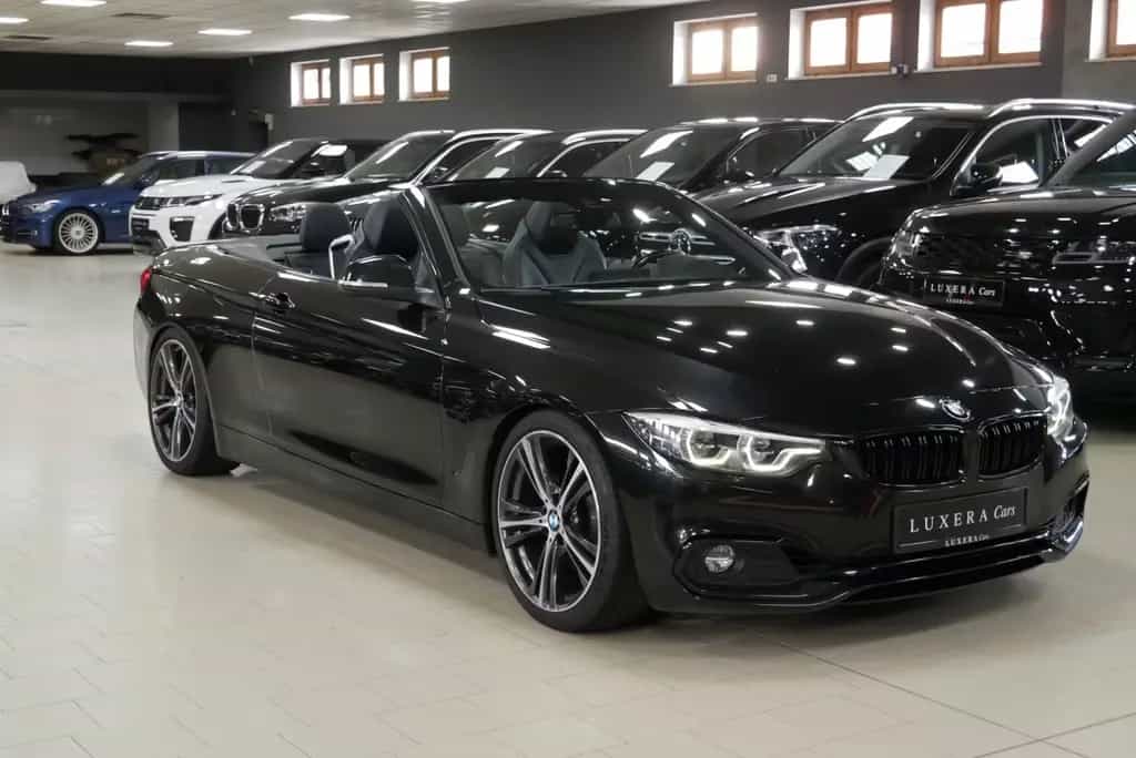 BMW 420 i Cabrio Sport Line LED HK HuD AHK 04/2018-photo-9