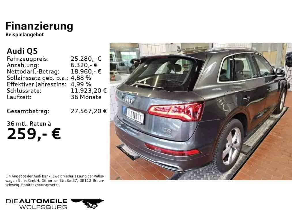 Audi Q5 2.0 TDI Q S tronic Design LED/ACC/HuD/Standhz 08/2017-photo-1