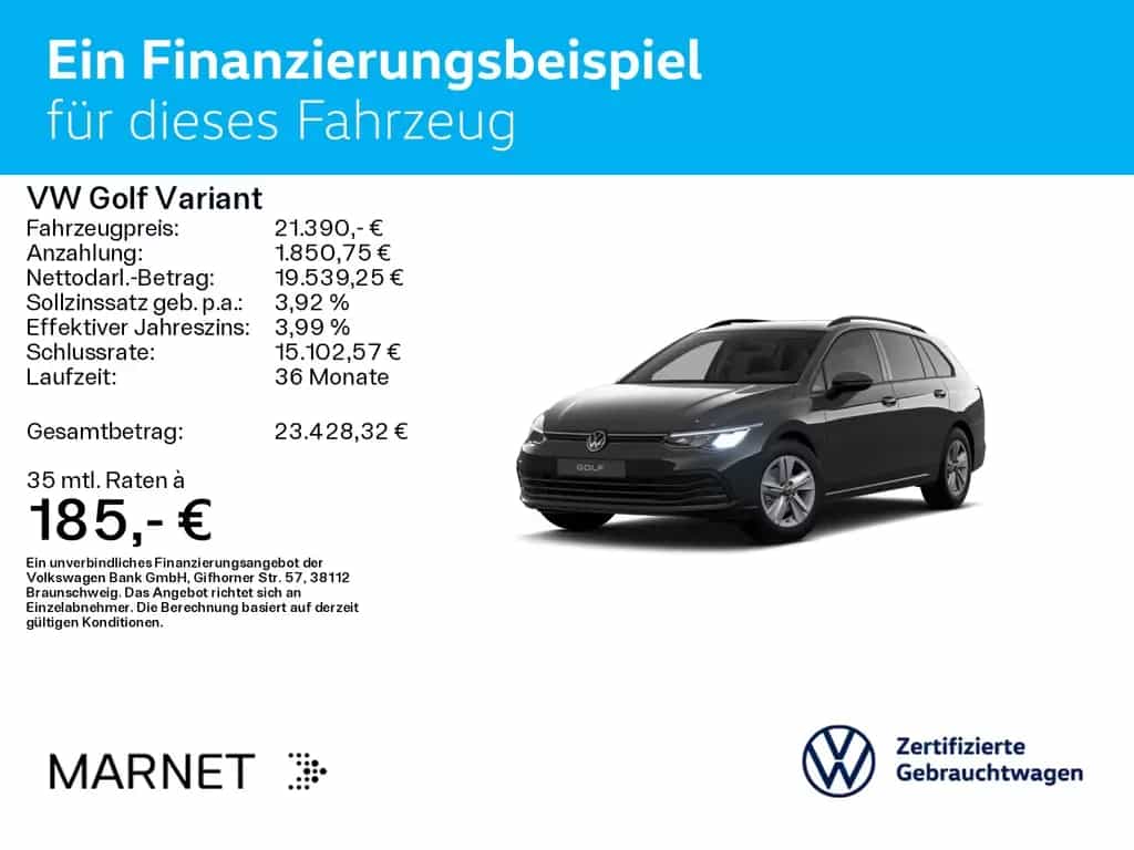 Volkswagen Golf Variant VIII 1.5 eTSI Life DSG *Navi*SHZ*LE 05/2024-photo-1