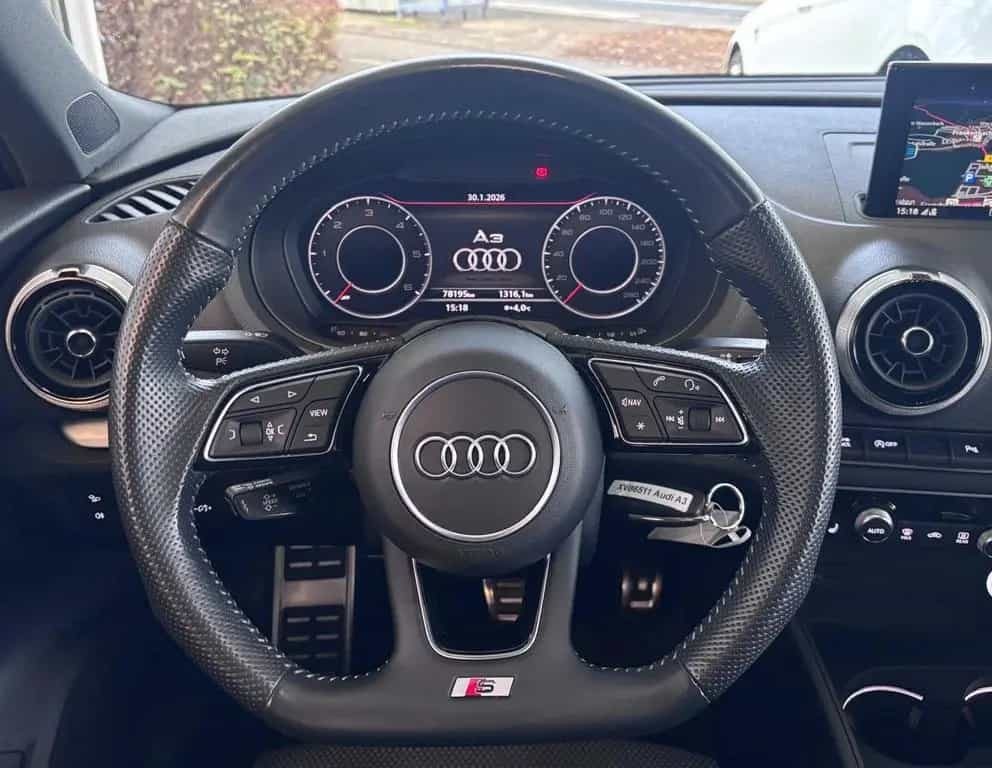 Audi A3 2.0 TDI S-Line  LED Virtual AHK Navi DSP 8 Fa 07/2019-photo-16