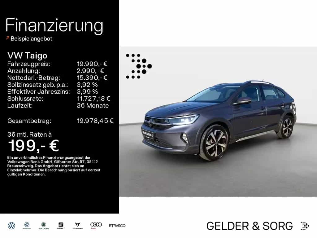 Volkswagen Taigo Style 1.0 TSI Matrix*RFK*ACC*CarPlay*DAB+ 02/2022-photo-0