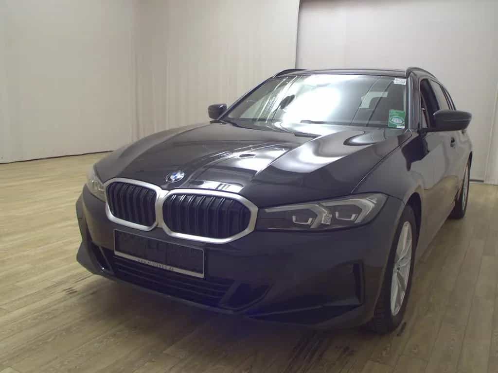 BMW 320 d Touring T-Leder Navi LED Curved AHK Pano 04/2023-photo-1
