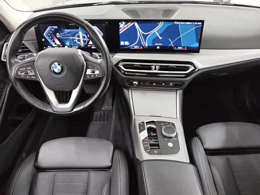 BMW 320 d Touring T-Leder Navi LED Curved AHK Pano 04/2023-photo-4