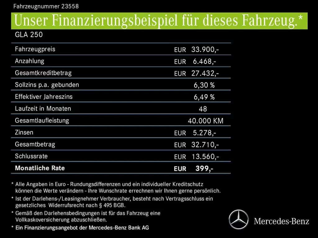Mercedes-Benz GLA 250 4M Progressive MULTIBEAM AHK Standheizun 07/2021-photo-28