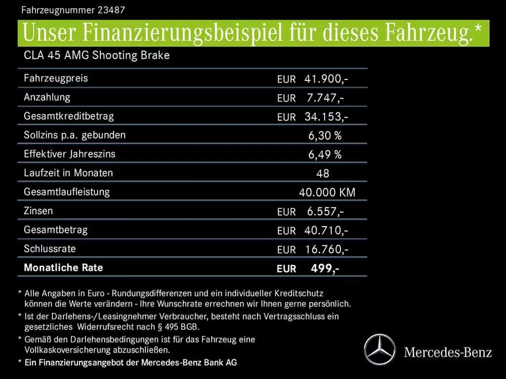 Mercedes-Benz CLA 45 AMG Shooting Brake CLA 45 AMG 4M+ SB Night Burmester Fahrassistenz 01/2020-photo-26