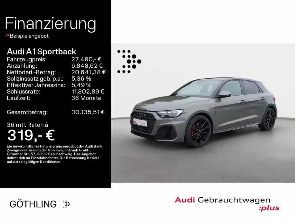 Audi A1 Sportback 40 TFSI 2x S line competition S tro 02/2022-photo-0