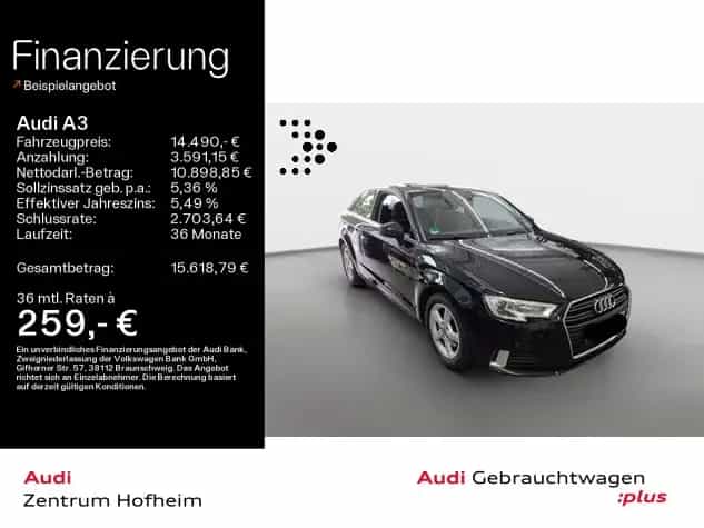 Audi A3 1.4 TFSI Sport*Xenon*Bluetooth*Sportsitze*GRA 09/2016-photo-0