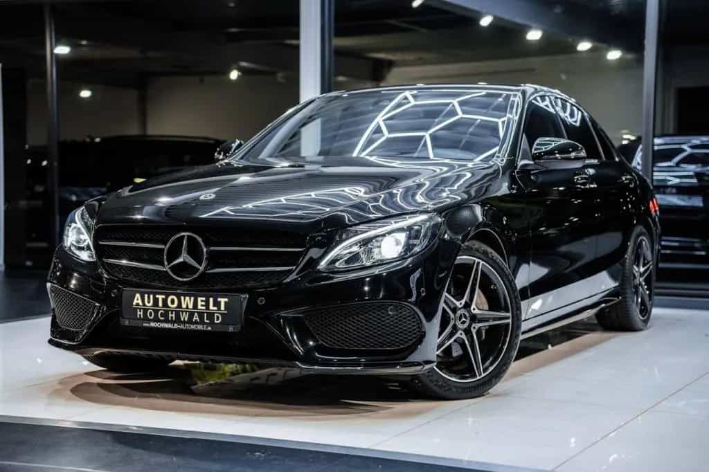 Mercedes-Benz C 180 AMG-Line NAVI LED Night RFK Totw. Ambiente 06/2018-photo-1