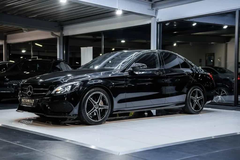 Mercedes-Benz C 180 AMG-Line NAVI LED Night RFK Totw. Ambiente 06/2018-photo-3